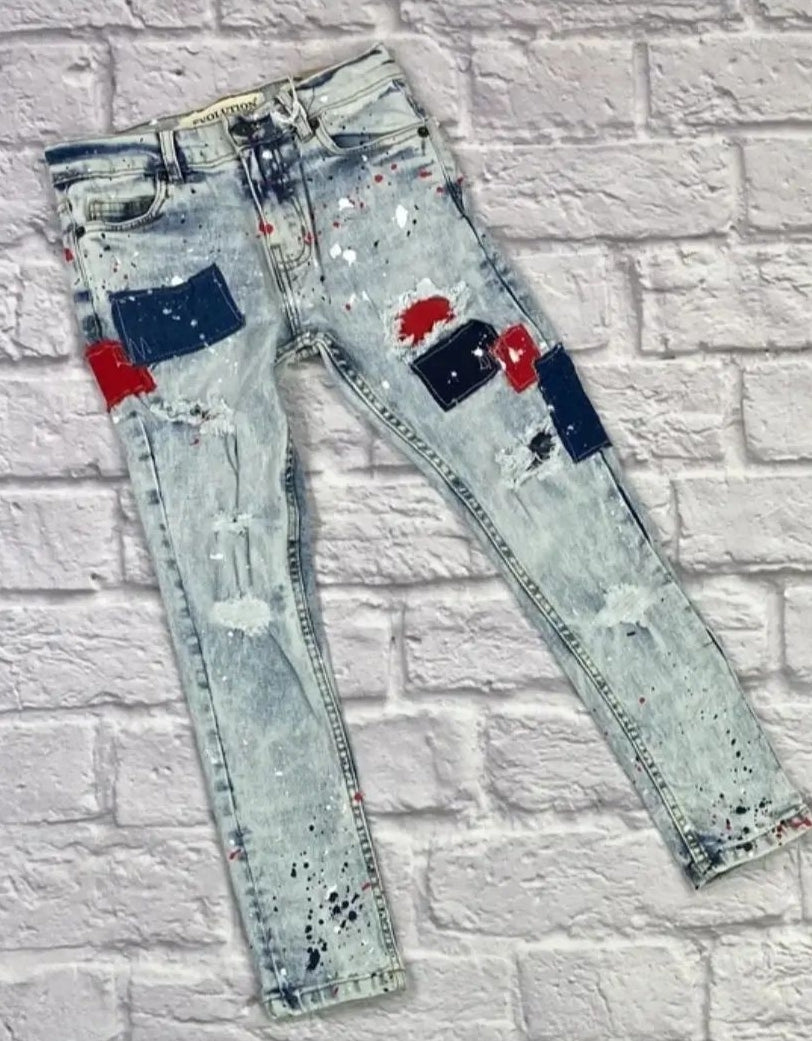 Kid's patch denim