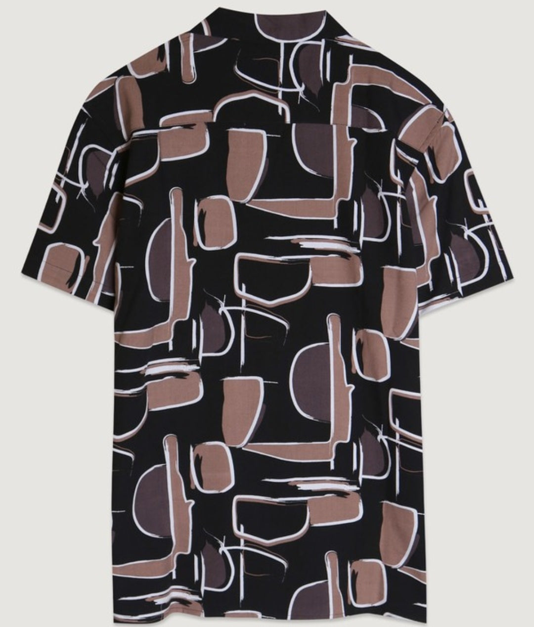 Geometric design Button-down Shirt