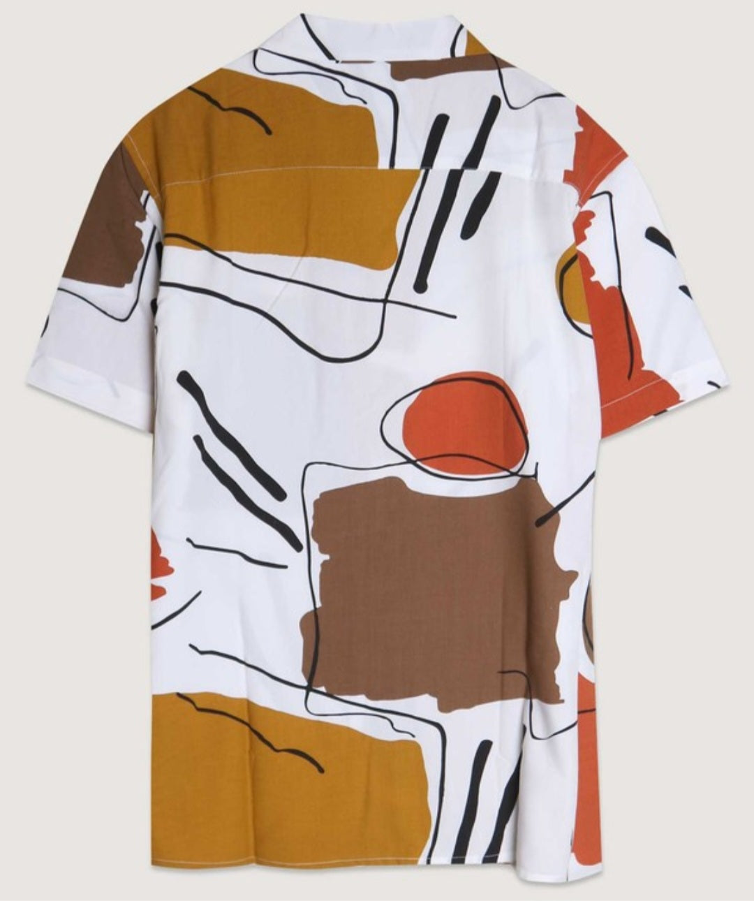 Abstract Button-down Shirt
