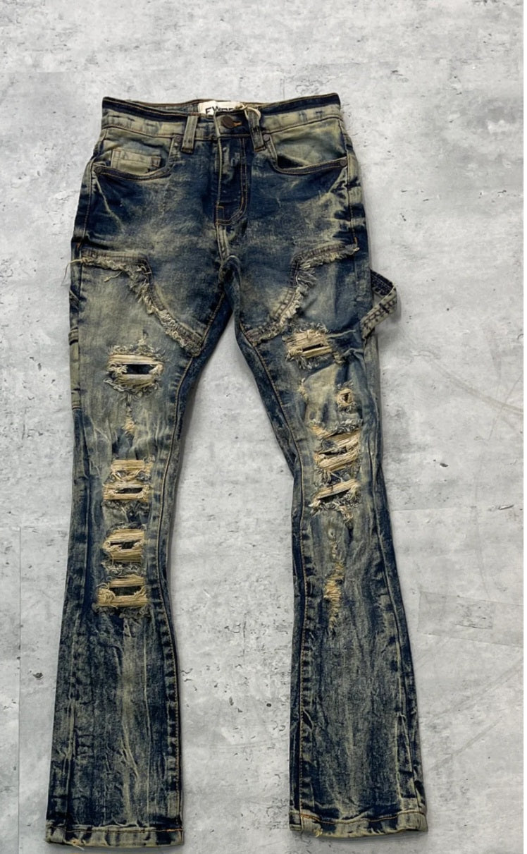 Kid's Stacked jeans