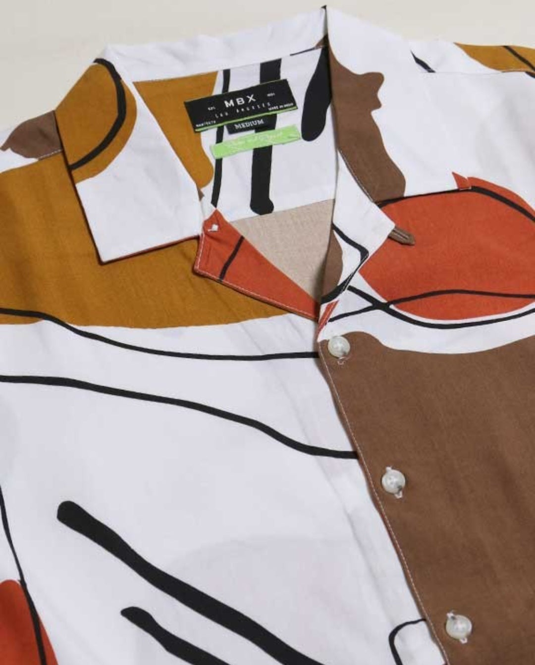 Abstract Button-down Shirt