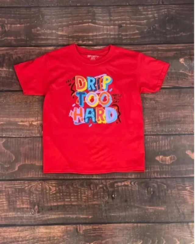 Boy's Drip Too Hard Tee